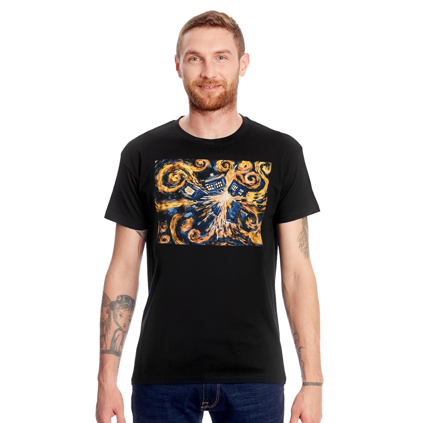 Doctor Who - Swirling Tardis T-Shirt – Bild 3